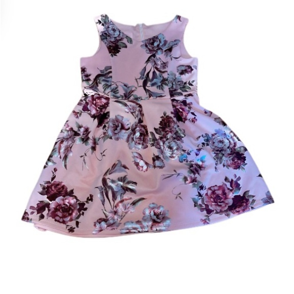 Floral Pink Kids Dress